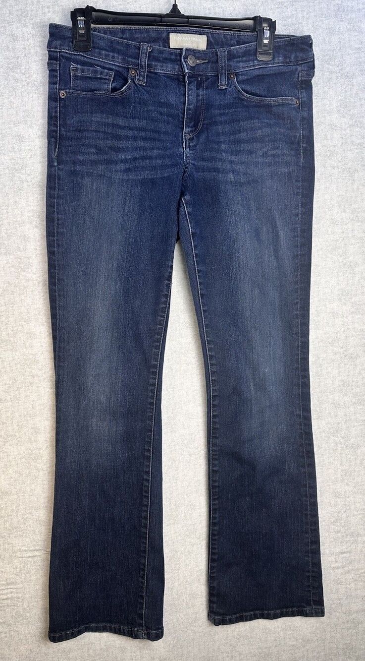 Banana Republic Slim Bootcut Jeans Size 29 Short 8 S Western Cowgirl Preppy